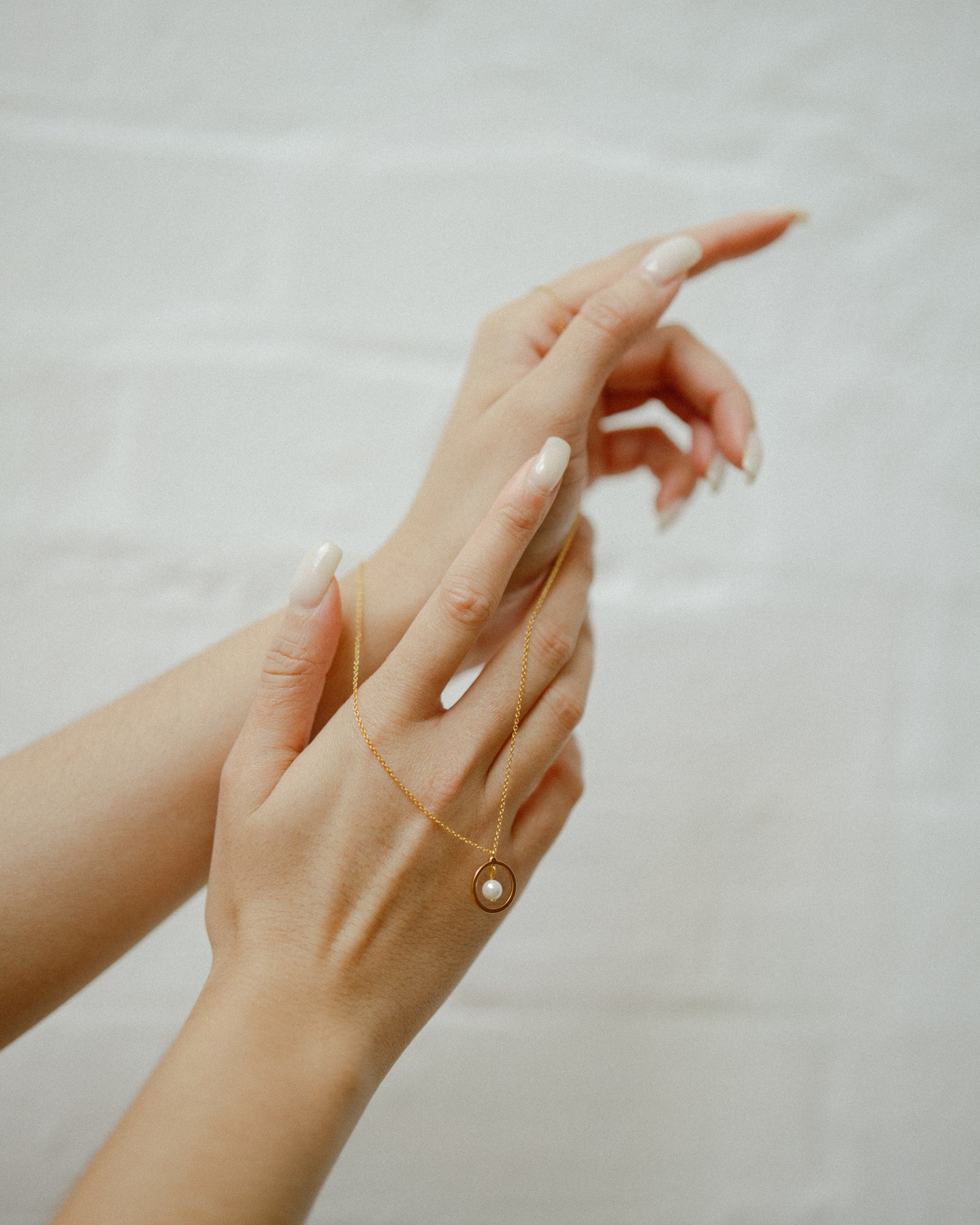Skincare hand modelling photograph